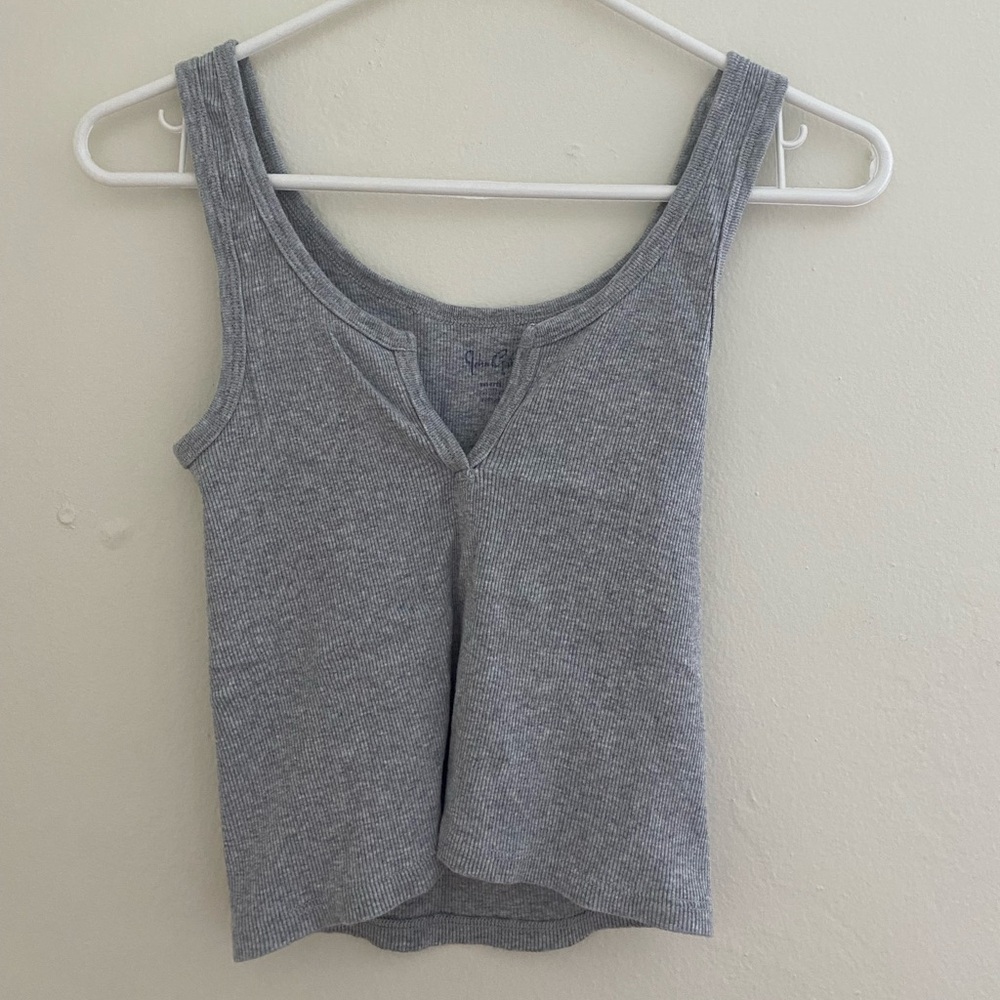 John Galt Grey Tank Top